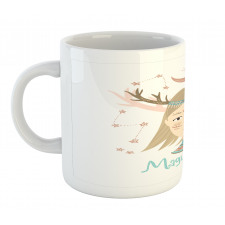 Magic Woman Elk Horns Mug