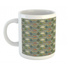 Night at Forest Trees Mug