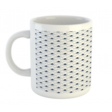 Waves Seagulls Sailboat Mug