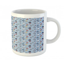 Sailboats Racing Swelling Mug