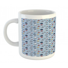 Sailboats Racing Swelling Mug