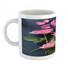 Roses Leaves on Branches Mug