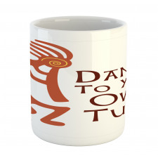 Tribal Dance Symbol Art Mug