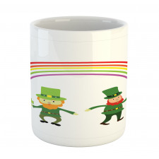 Leprechauns Under a Rainbow Mug