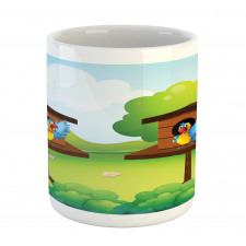 Winged Animals Nest Mug