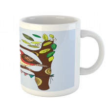 Flying Animal Tree Art Mug