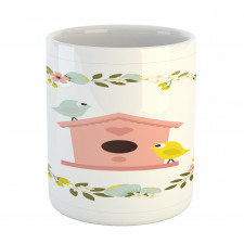 Winged Animal Floral Mug