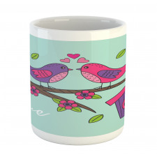 Valentines Love Flowers Mug