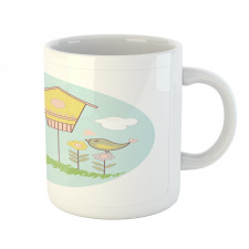 Meadow Flower Nest Cloud Mug