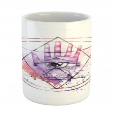 Watercolor All Seeing Eye Mug