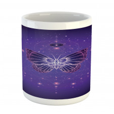 Galactic Butterfly Geometry Mug