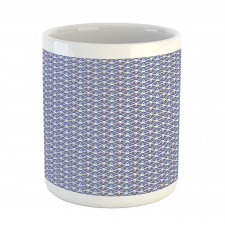 Curved Triangles and Stripes Mug