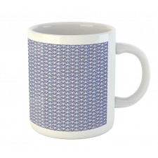 Curved Triangles and Stripes Mug