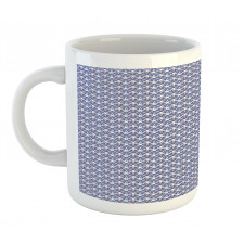 Curved Triangles and Stripes Mug