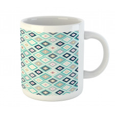 Dots Rhombus Diamond Mug