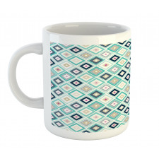 Dots Rhombus Diamond Mug