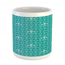 Fleur De Lis Pattern Mug