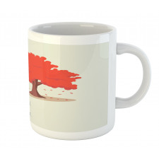 Fall is Here Animal and Tree Mug