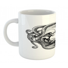 Abstract Octopus Mug