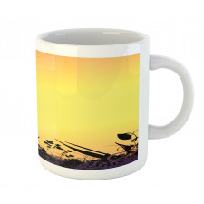 Ombre Sunset Botany Mug