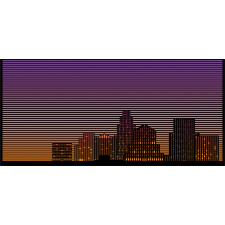 80's Skyline Mug