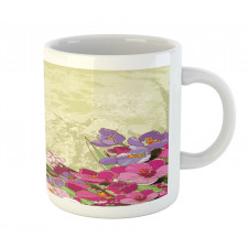 Flora Grunge Theme Mug