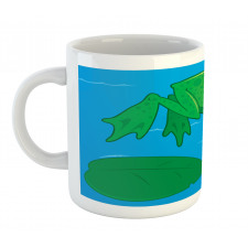 Diving Animal from a Leaf Mug