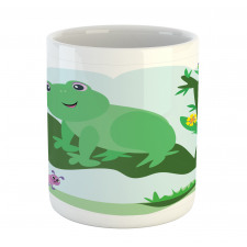 Childish Animals Floral Leaf Mug