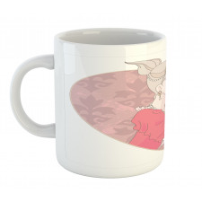 Fairytale Princess Kiss Art Mug