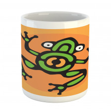 Aztec Amphibian Animal Art Mug