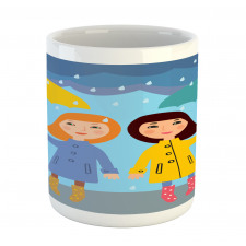 Girls Under the Rain Mug