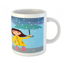 Girls Under the Rain Mug