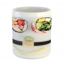 Sushi Smile Plate Top Photo Mug