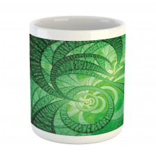 Abstract Swirling Spirals Mug