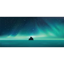 Aurora Borealis Single Rock Mug