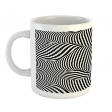 Optical Lines Art Mug