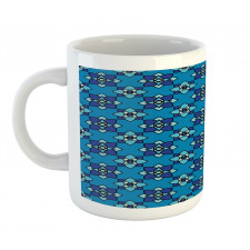 Floral Repeating Tile Art Mug