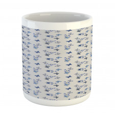 Bluebell Flowers Moths Mug