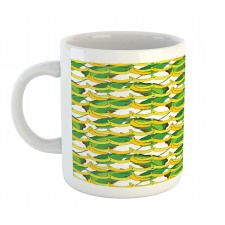 Tropical Fruit and Leaves Mug