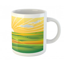 Fields Hills at Dawn Mug