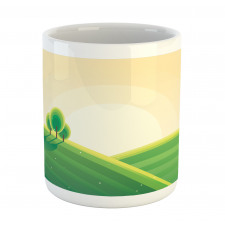 Rural Landscape Hills Mug