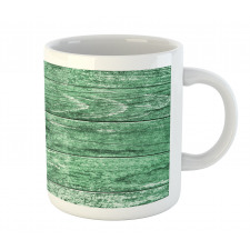 Cracked Look Wooden Mug