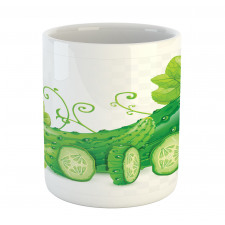 Juicy Cucumber Graphic Mug