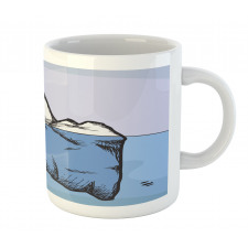 Ice Below and Above Water Mug