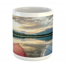 Edith Lake and Old Boats Mug