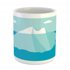 Icy Rock with Tip Above Mug