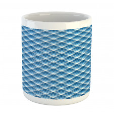 Abstract Diagonal Lines Mug