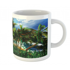 Hawaii Island Palm Tree Mug
