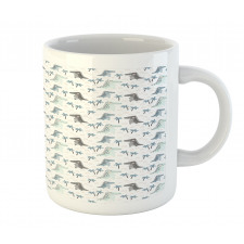 Dinosaur Rhythmic Cartoon Mug