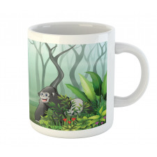 Orangutans in a Forest Mug